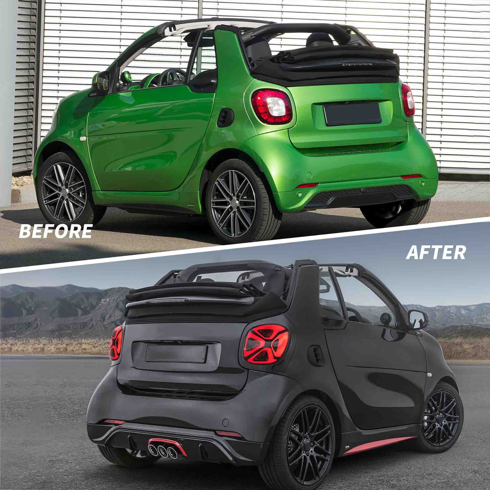 VLAND LED Tail Lights For 2015-2020 Smart Fortwo Forfour C453/A453/W453 - Image 8