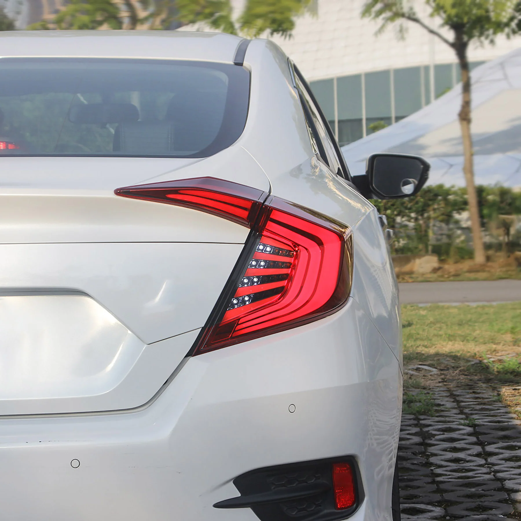 VLAND LED Taillights For 2016-2021 Honda Civic Sedan 10th Gen - Image 3