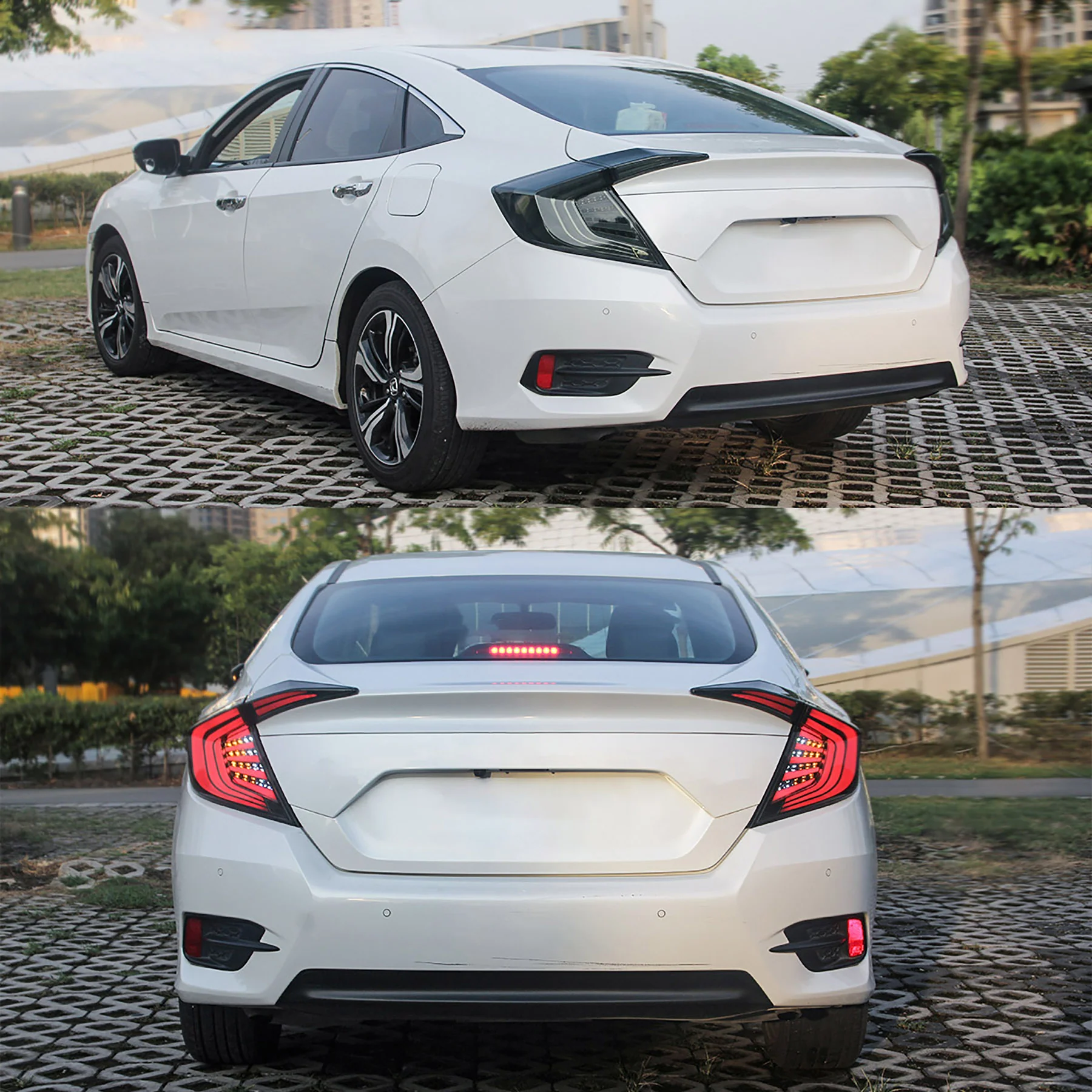 VLAND LED Taillights For 2016-2021 Honda Civic Sedan 10th Gen - Image 8