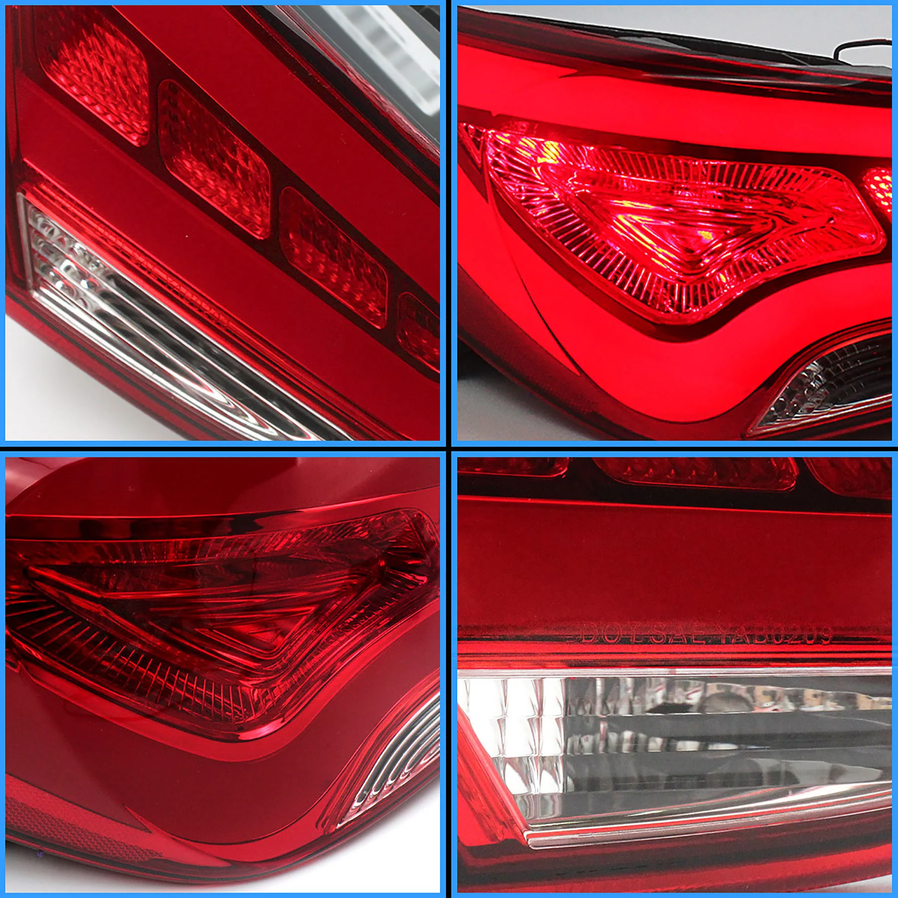 VLAND Tail lights For Hyundai Sonata 2011 2012 2013 2014 Aftermarket Rear Lamps Assembly Plug-And-Play - Image 5