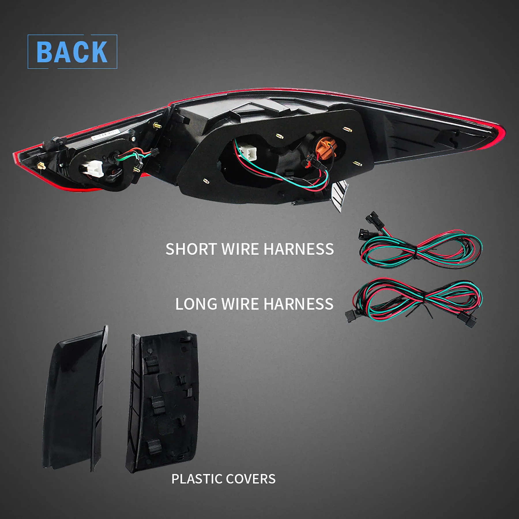 VLAND Tail lights For Hyundai Sonata 2011 2012 2013 2014 Aftermarket Rear Lamps Assembly Plug-And-Play - Image 6