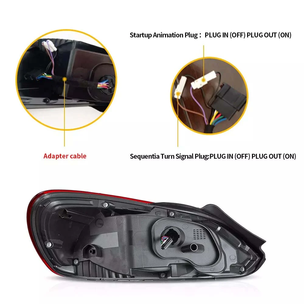 VLAND LED Taillights For 2009-2014 Volkswagen Scirocco - Image 5