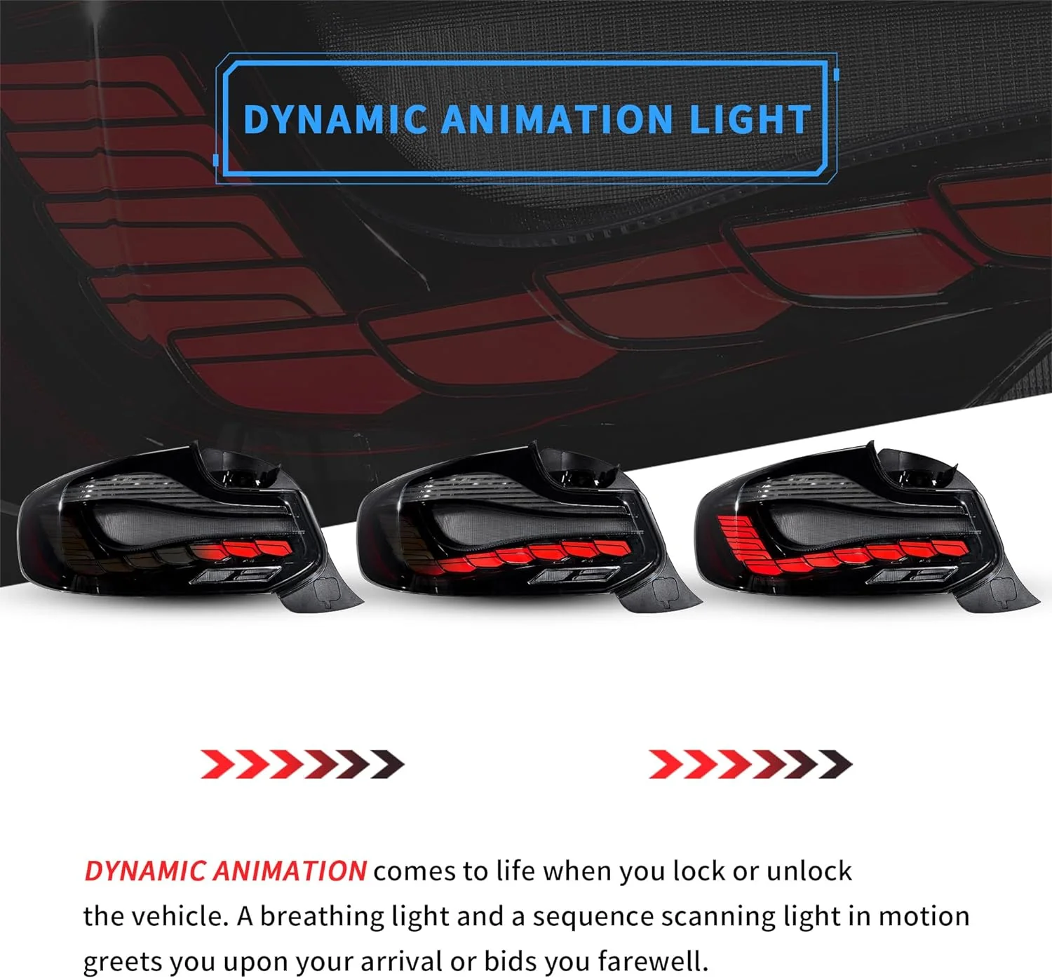 VLAND LED Taillights For 2014-2021 BMW 2 Series F22 F23 M2(F87) - Image 7