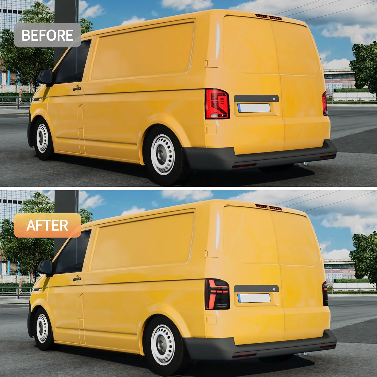 VLAND LED Taillights For 2015-2024 Volkswagen Transporter T6 T6.1 Multivan Caravelle - Image 10