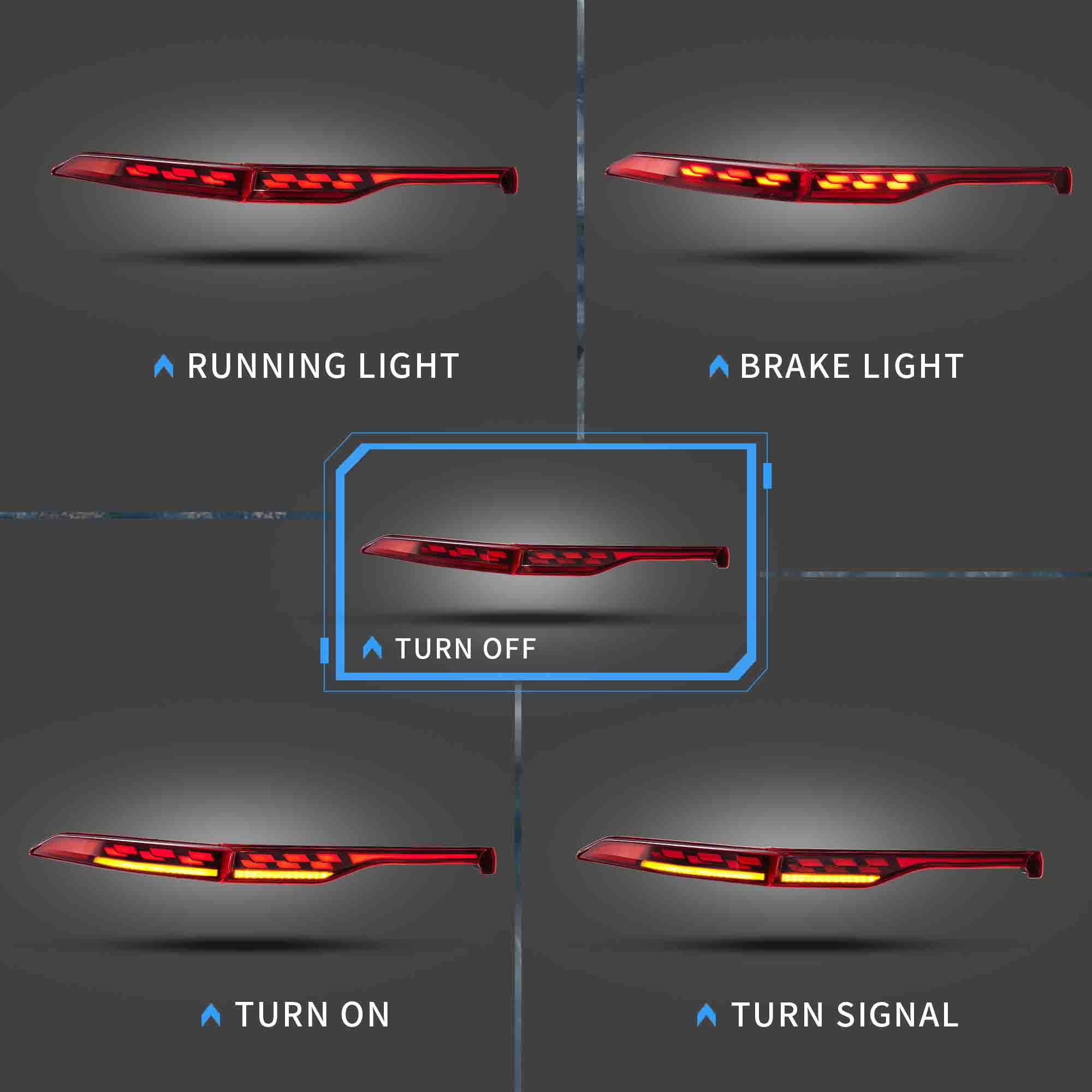 VLAND LED Taillights For 2021–2024 Toyota Venza & Toyota Harrier - Image 2