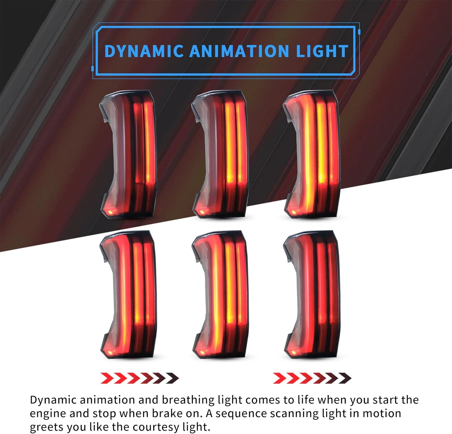 VLAND LED Taillights For 2022-2026 Toyota Tundra W/Start-up Animation - Image 4