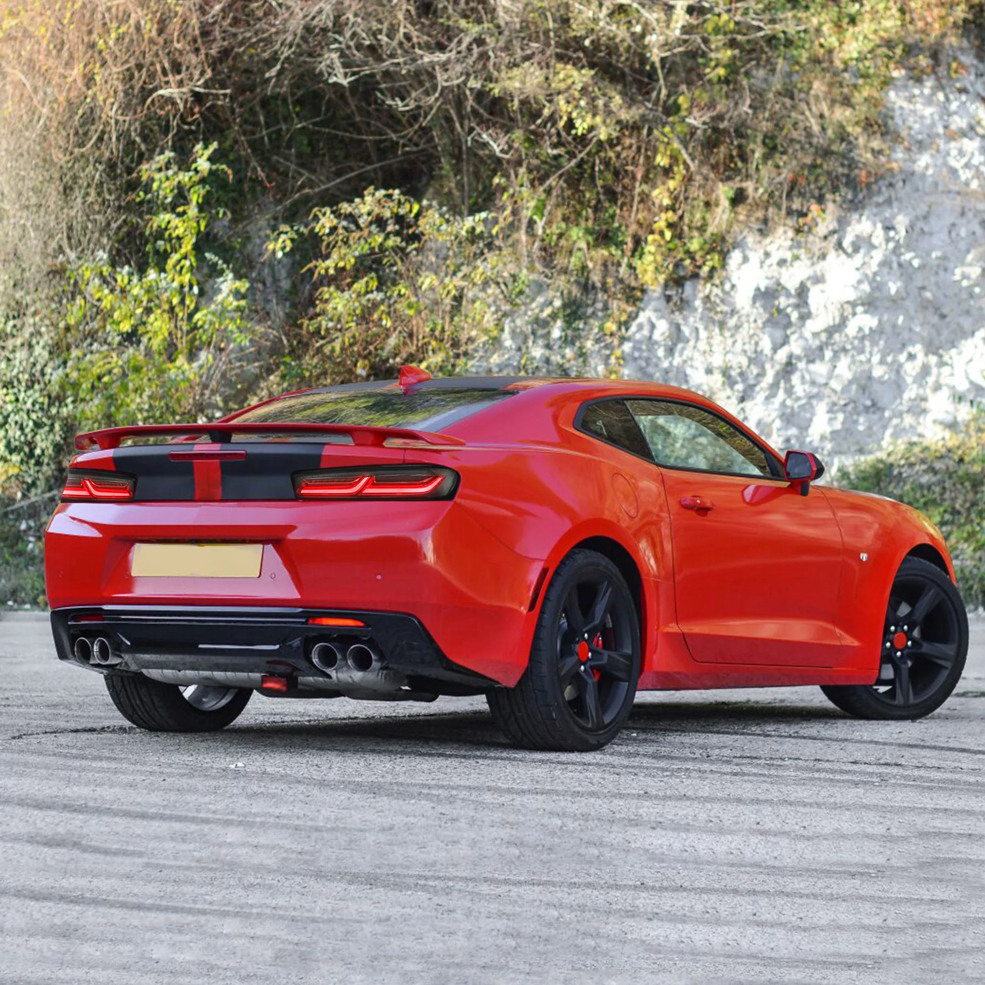 VLAND LED Taillights For Chevrolet Camaro 2016-2018 w/Sequential Turn Signal(Red) - Image 8