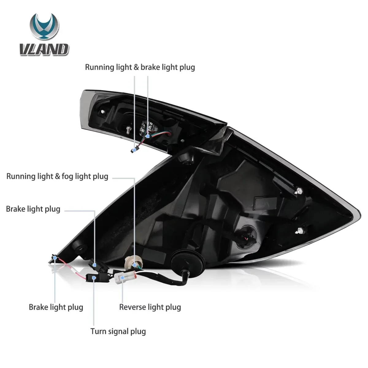 VLAND LED Taillights For 2016-2021 Honda Civic Hatchback(FK7) Type R(FK8) - Image 5