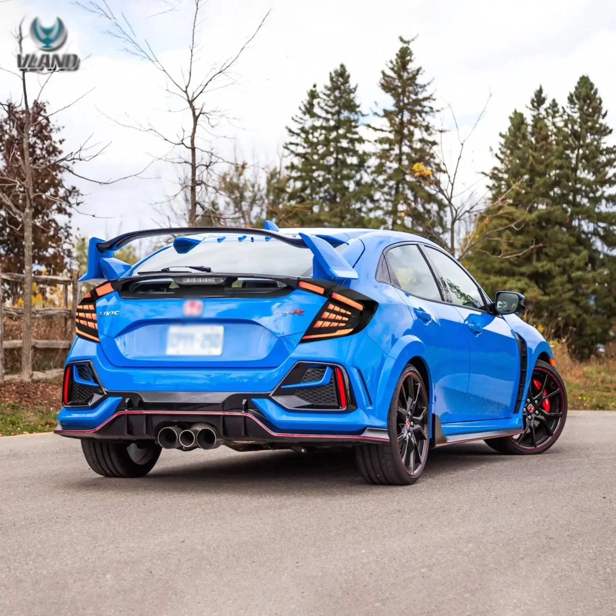 VLAND LED Taillights For 2016-2021 Honda Civic Hatchback(FK7) Type R(FK8) - Image 8
