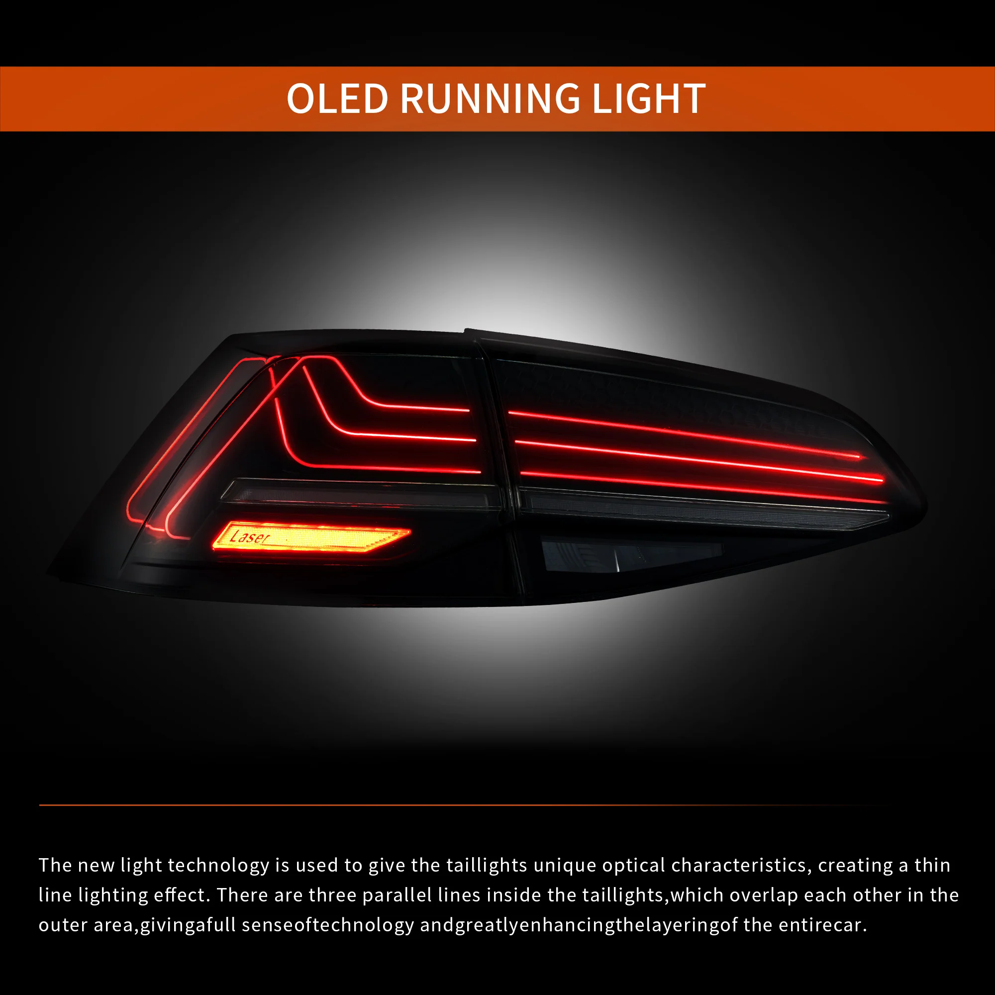 VLAND LED Taillights For 2015-2017 Volkswagen Golf MK7 Hatchback - Image 9
