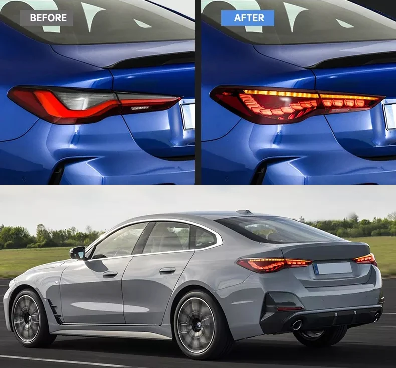 VLAND OLED Taillights For 2021-2024 Bmw 4-Series M4 I4 G22/G23/G26/G82/G83 - Image 3