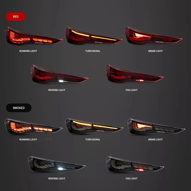 VLAND OLED Taillights For 2021-2024 Bmw 4-Series M4 I4 G22/G23/G26/G82/G83 - Image 5