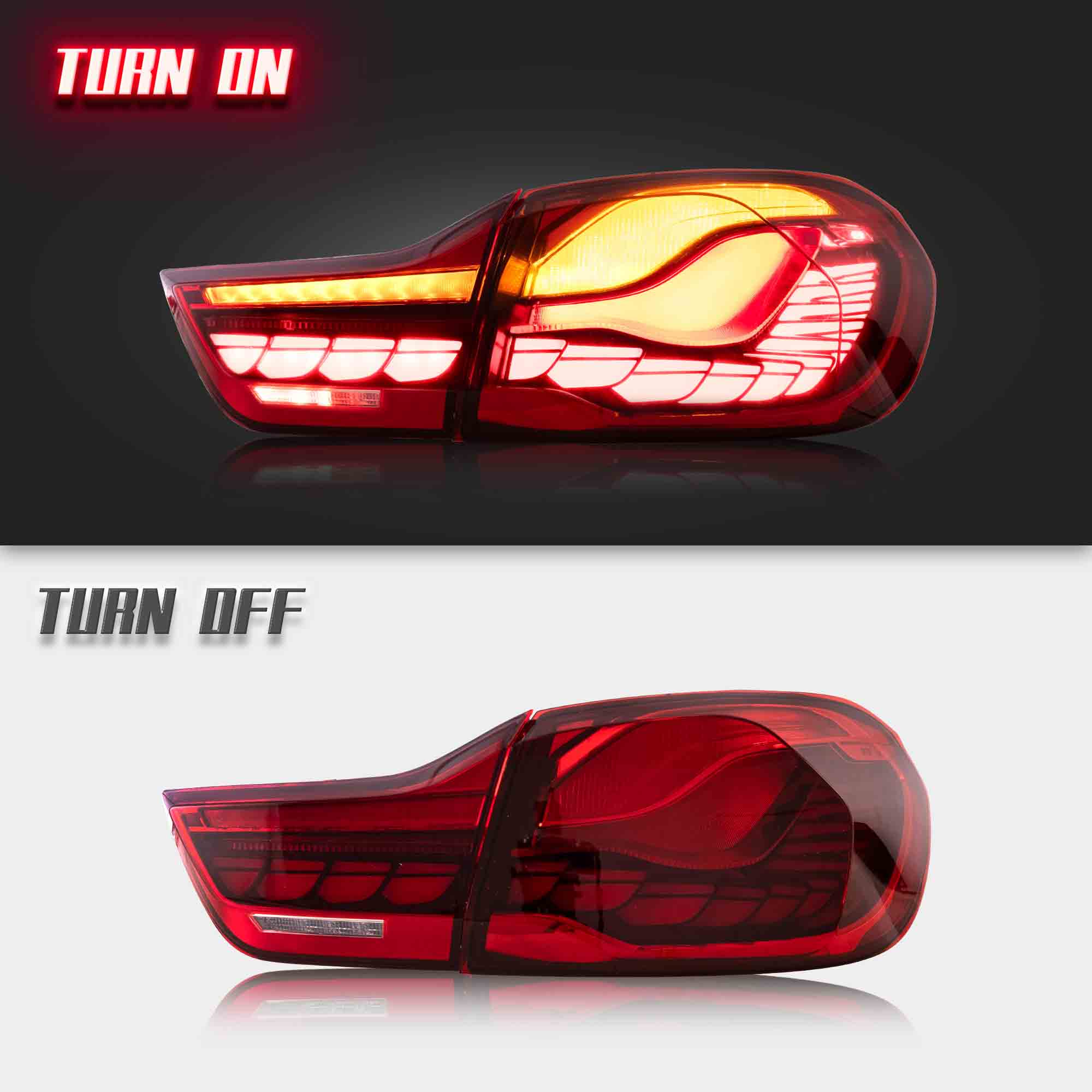 VLAND LED Taillights For 2014-2020 BMW 4-Series F32 F33 F36 M4 F82 F83 - Image 7