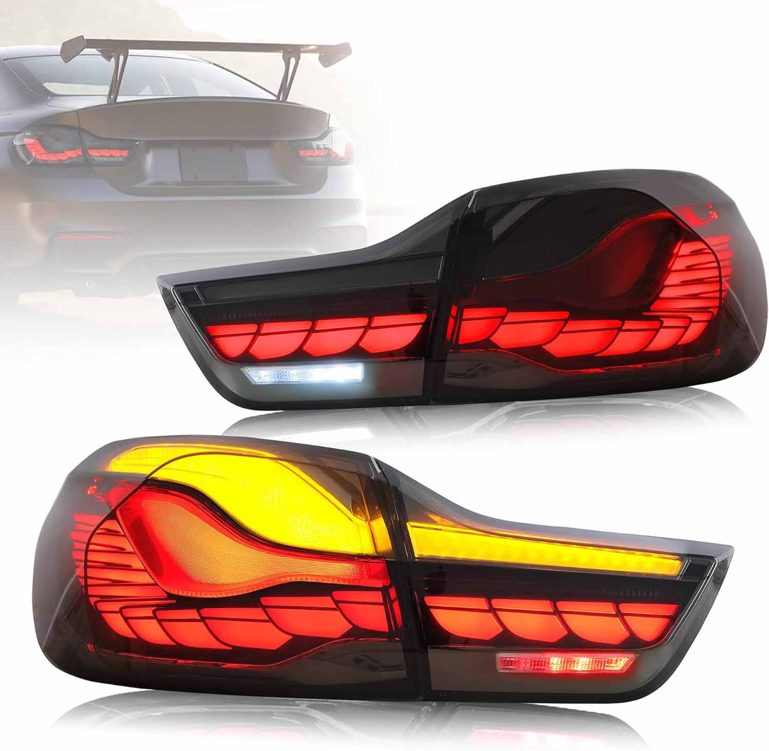 VLAND LED Taillights For 2014-2020 BMW 4-Series F32 F33 F36 M4 F82 F83 - Image 9