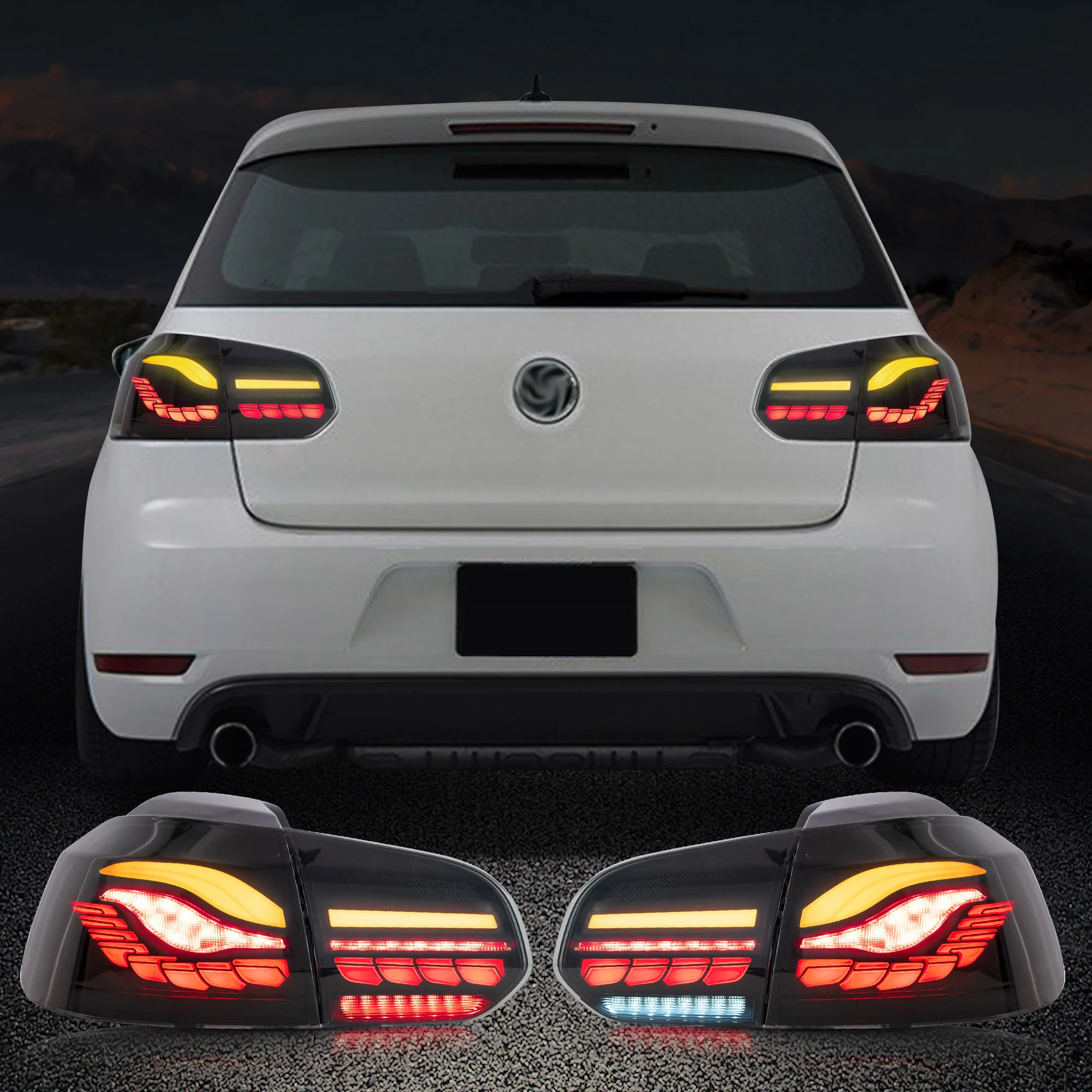 VLAND LED Taillights For Volkswagen Golf 6 MK6 2009-2014 - Image 6