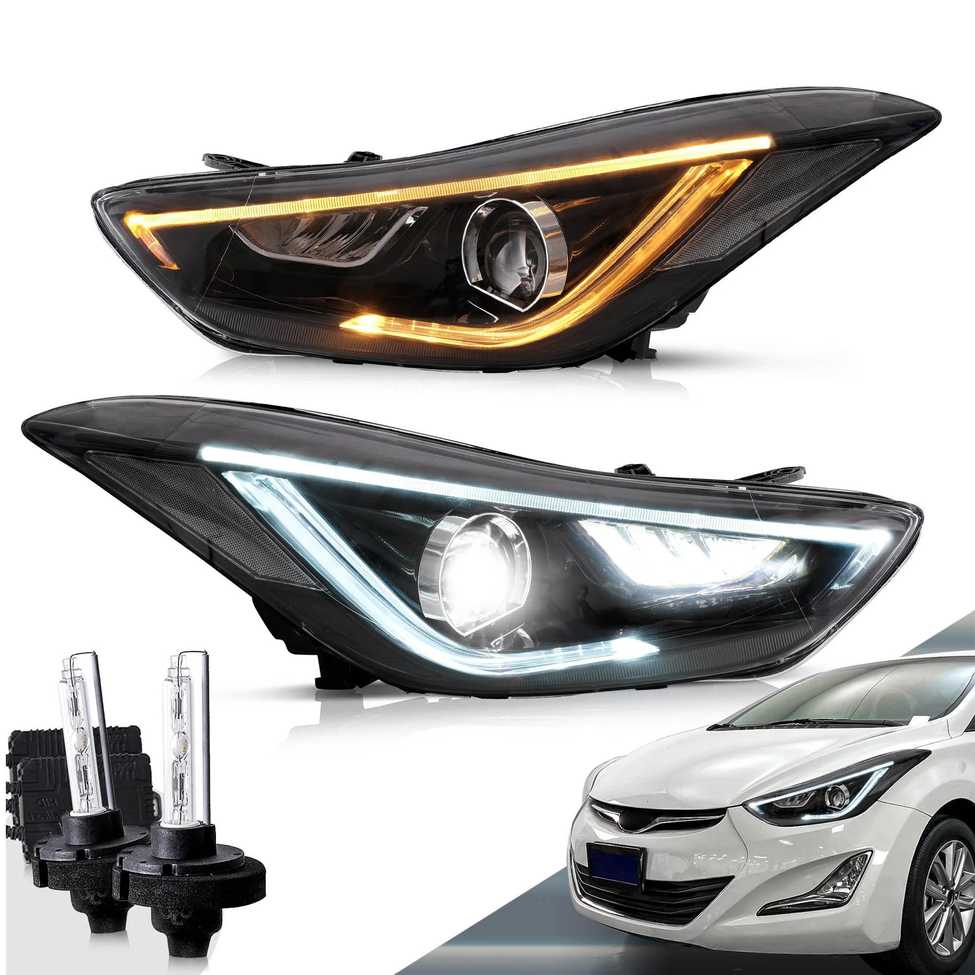 VLAND LED Headlights For 2011-2015 Hyundai Elantra Sedan/Coupe - Image 11