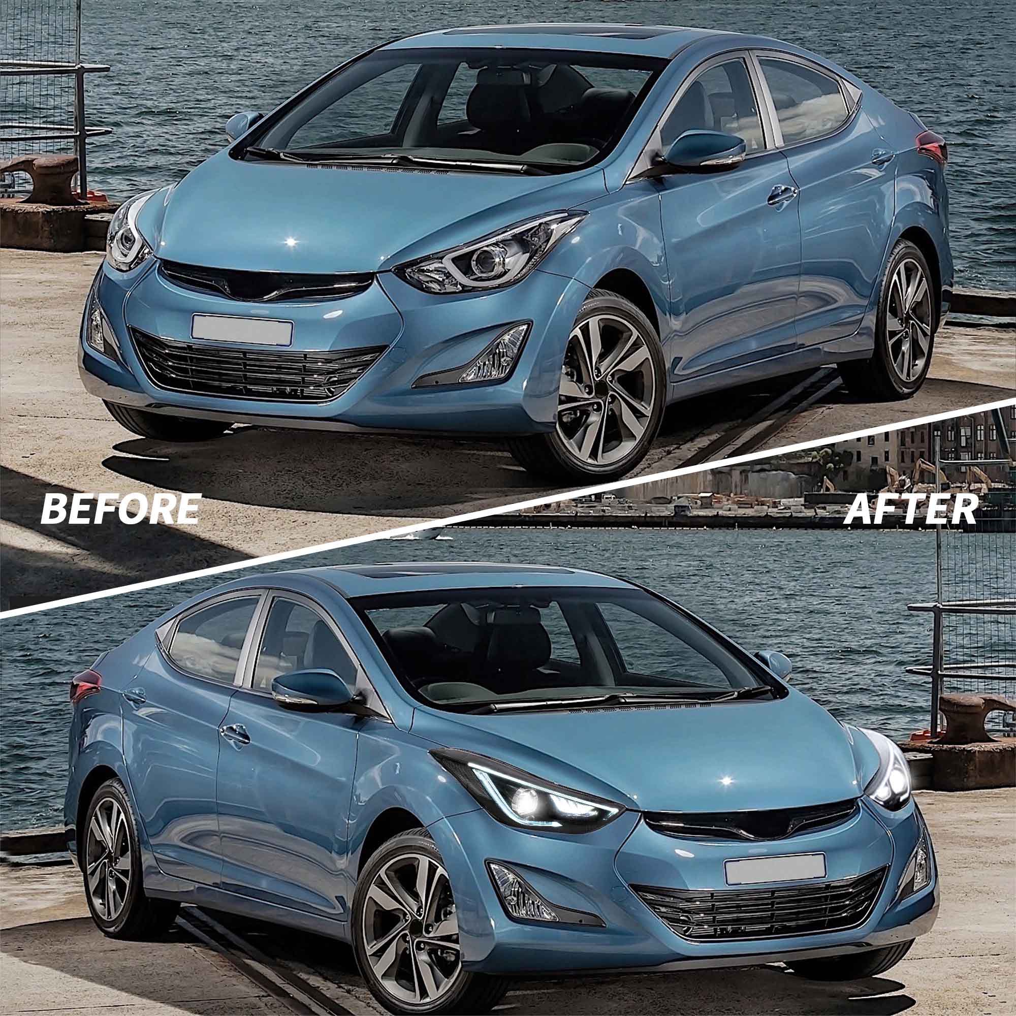 VLAND LED Headlights For 2011-2015 Hyundai Elantra Sedan/Coupe - Image 6