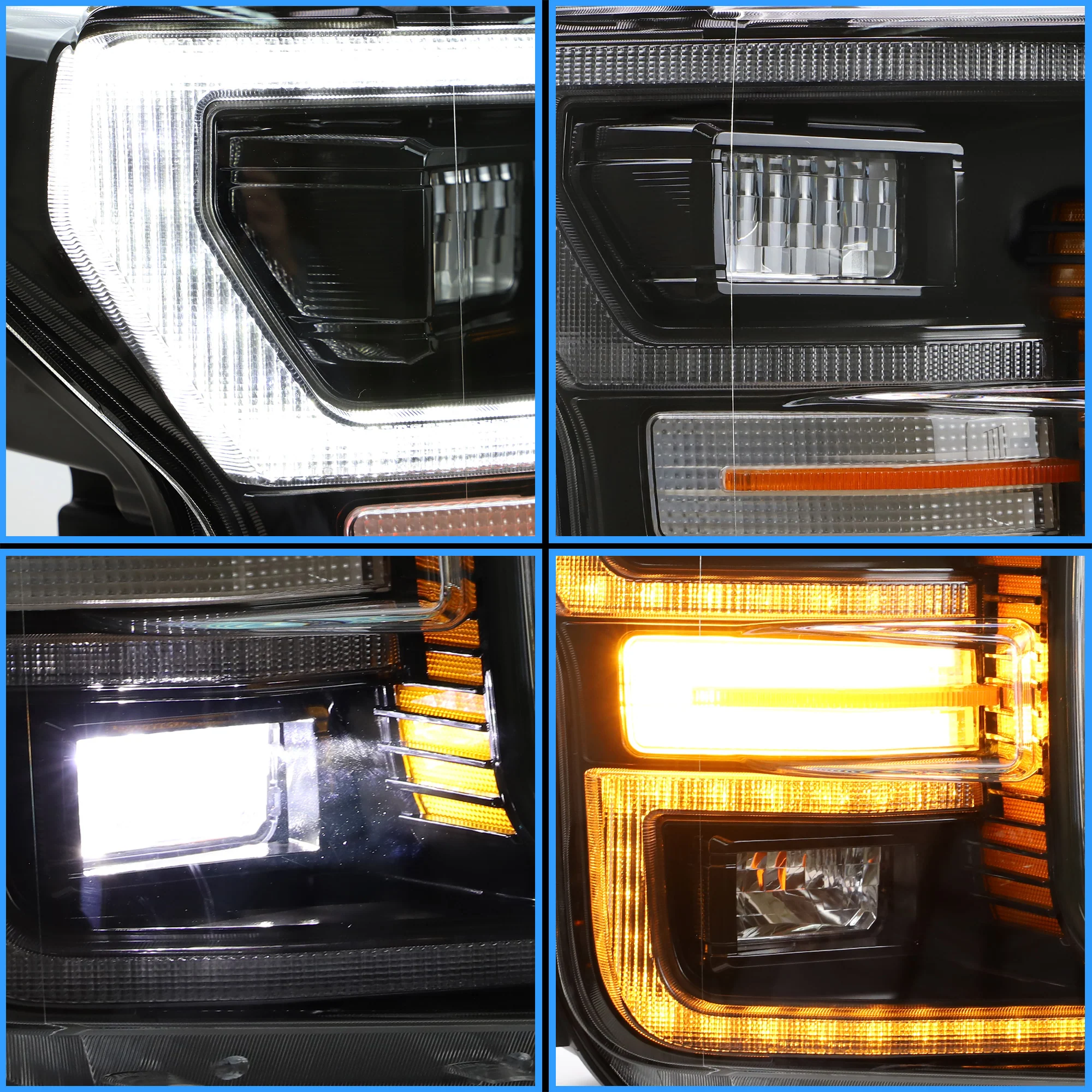 VLAND LED Headlights For 2018-2020 Ford F150 w/start-up animation - Image 3