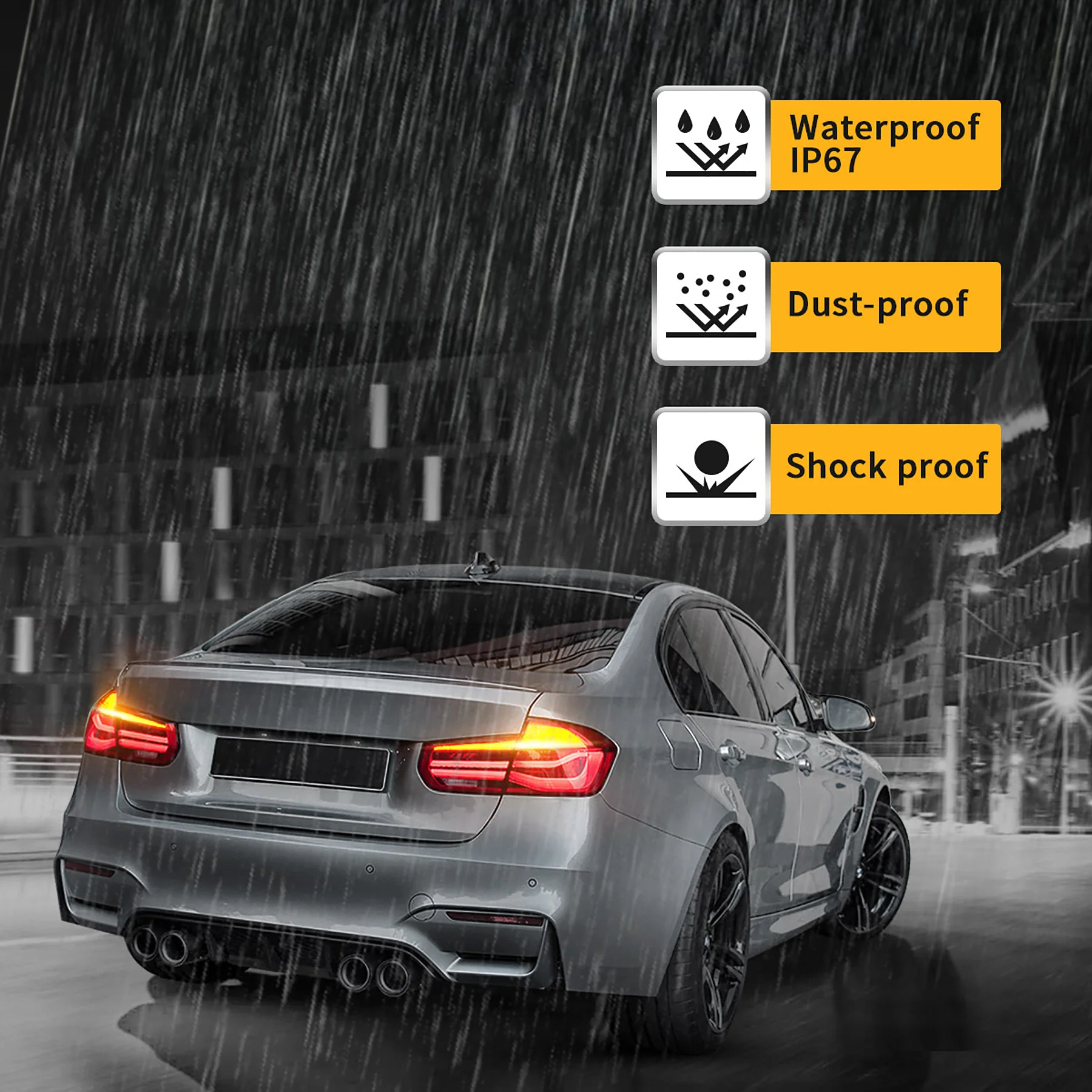 VLAND LED Tail Lights For 2012-2019 BMW 3Series F30 F80 M3 W/Sequential Turn Signal - Image 7