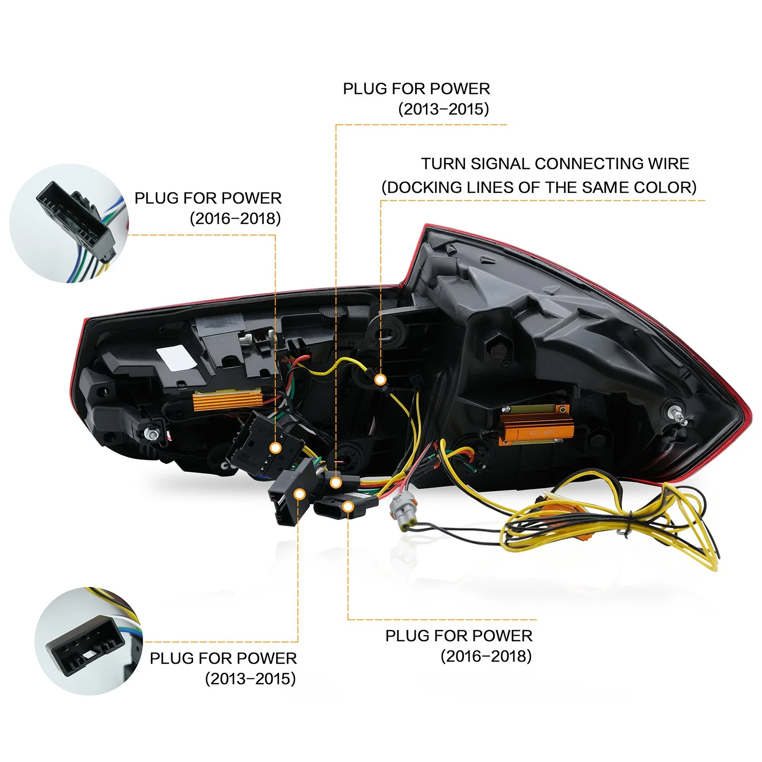 VLAND LED Tail Lights For 2012-2019 BMW 3Series F30 F80 M3 W/Sequential Turn Signal - Image 9