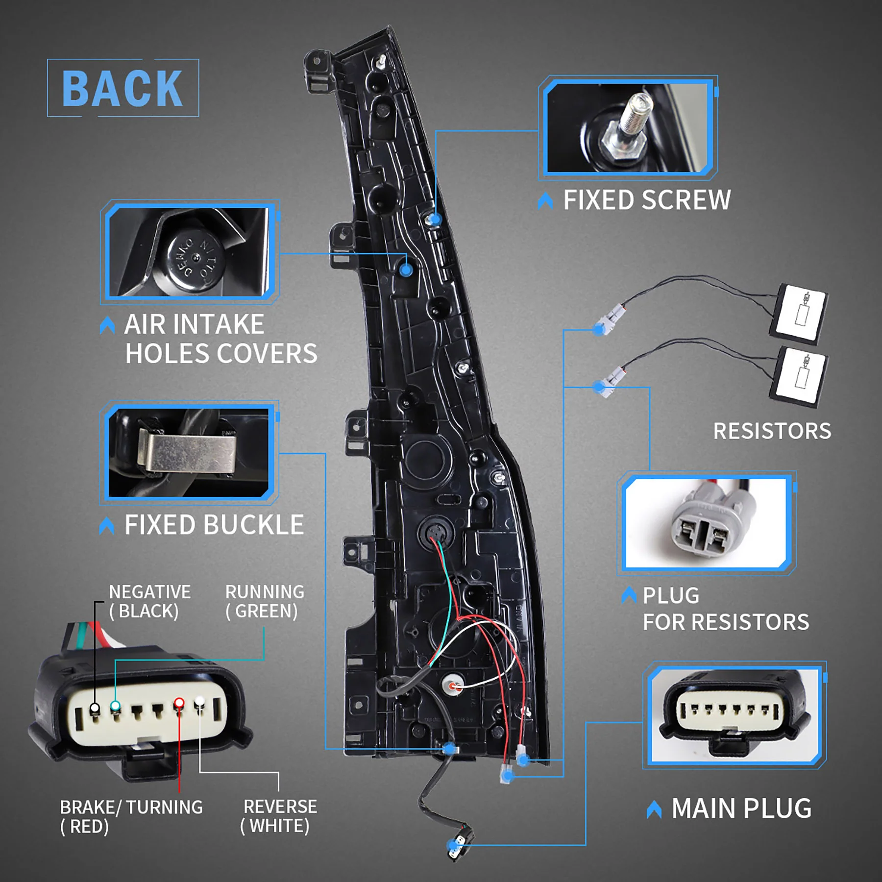 VLAND LED Taillights For 2015-2020 Chevrolet Suburban/Tahoe - Image 4