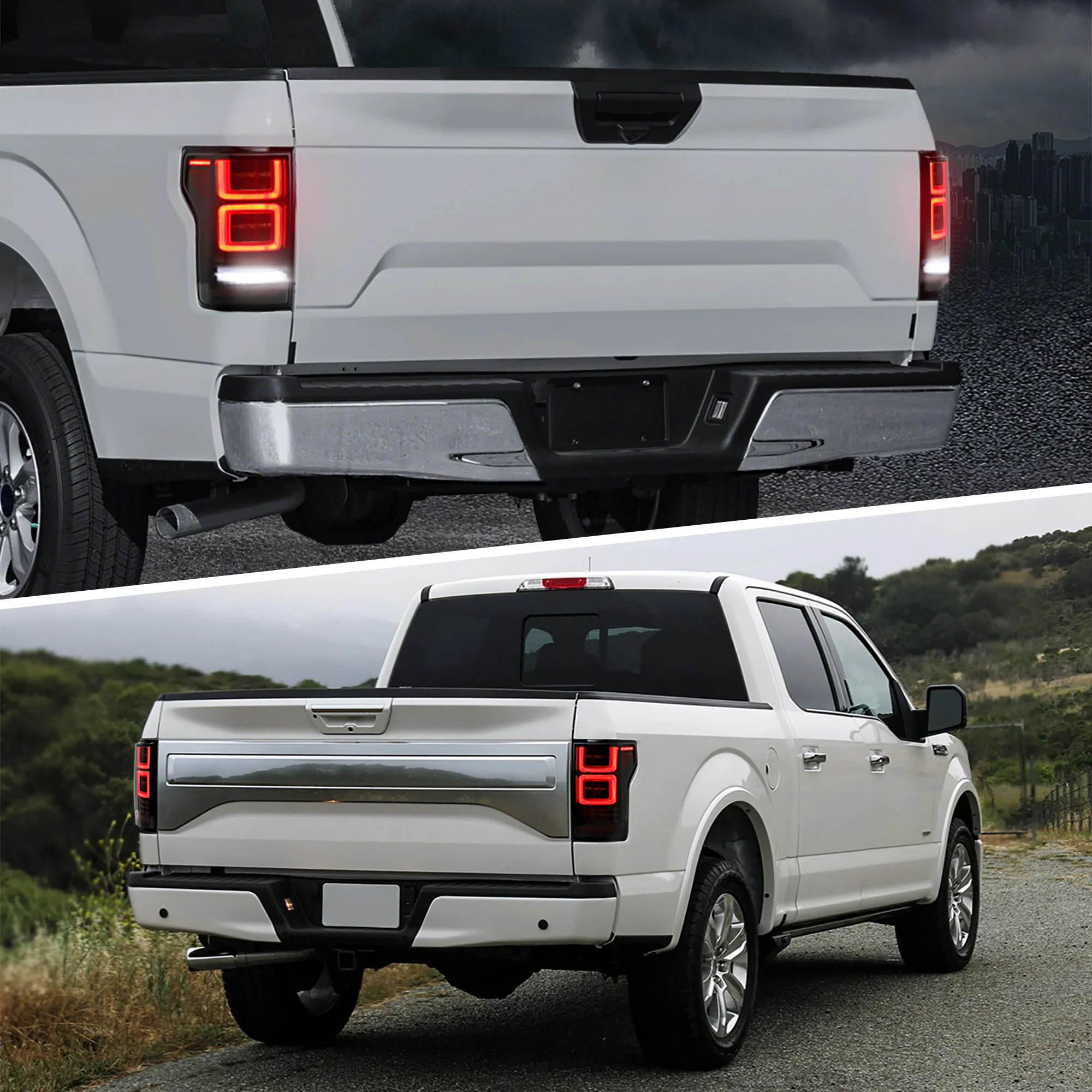 VLAND LED Tail Lights For Ford F150 2015-2020 Aftermarket Rear lamps assembly - Image 4