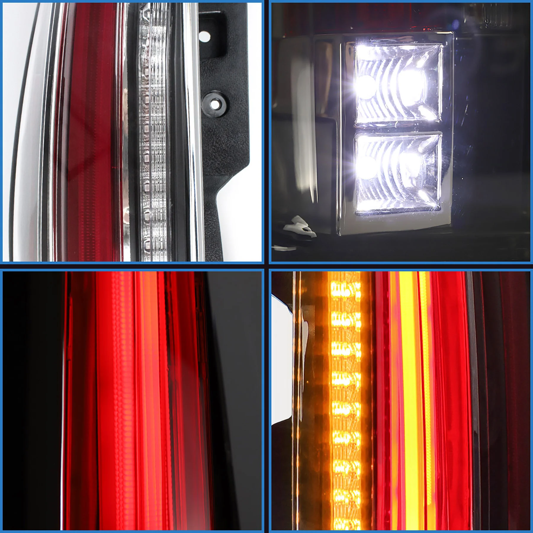 VLAND LED Taillights For 2007-2014 Chevrolet Suburban/Tahoe & GMC Yukon - Image 6