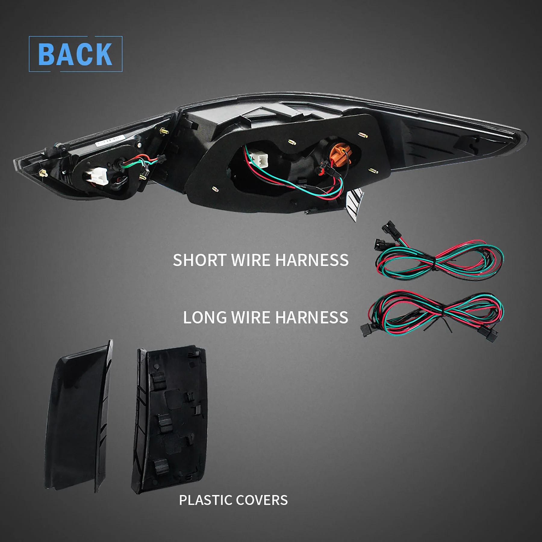 VLAND Rear Lamps For Hyundai Sonata 2011-2014 6th Gen Aftermarket Tail lights Assembly - Image 5