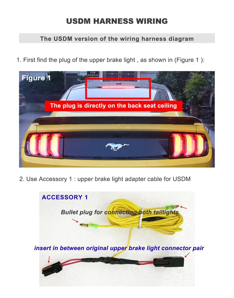 VLAND LED Taillights For 2015-2023 Ford Mustang S550 w/5 Modes Turn Signal - Image 11